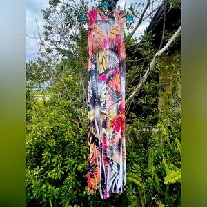 Butterfly Bling Maui Maxi Dress